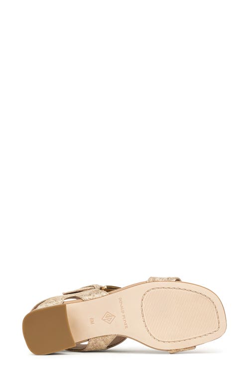 DONALD PLINER DONALD PLINER SNAKESKIN PRINT SANDAL 