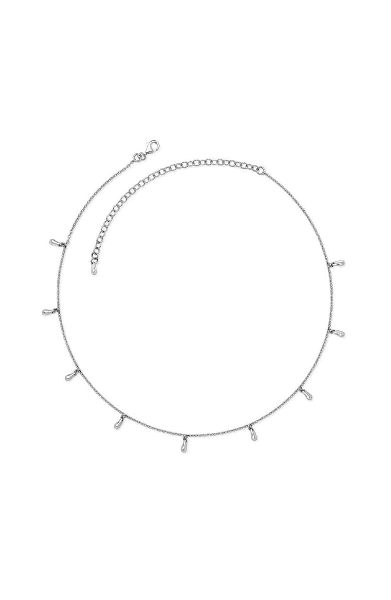 Lucy Quartermaine Mini Drop Choker Style Necklace, Main, color, Sterling Silver