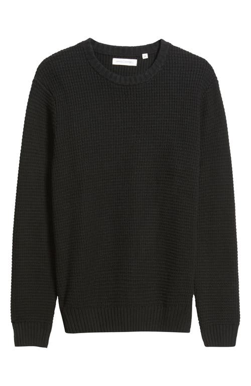 James Campbell Laggan Waffle Stitch Crewneck Sweater In Multi