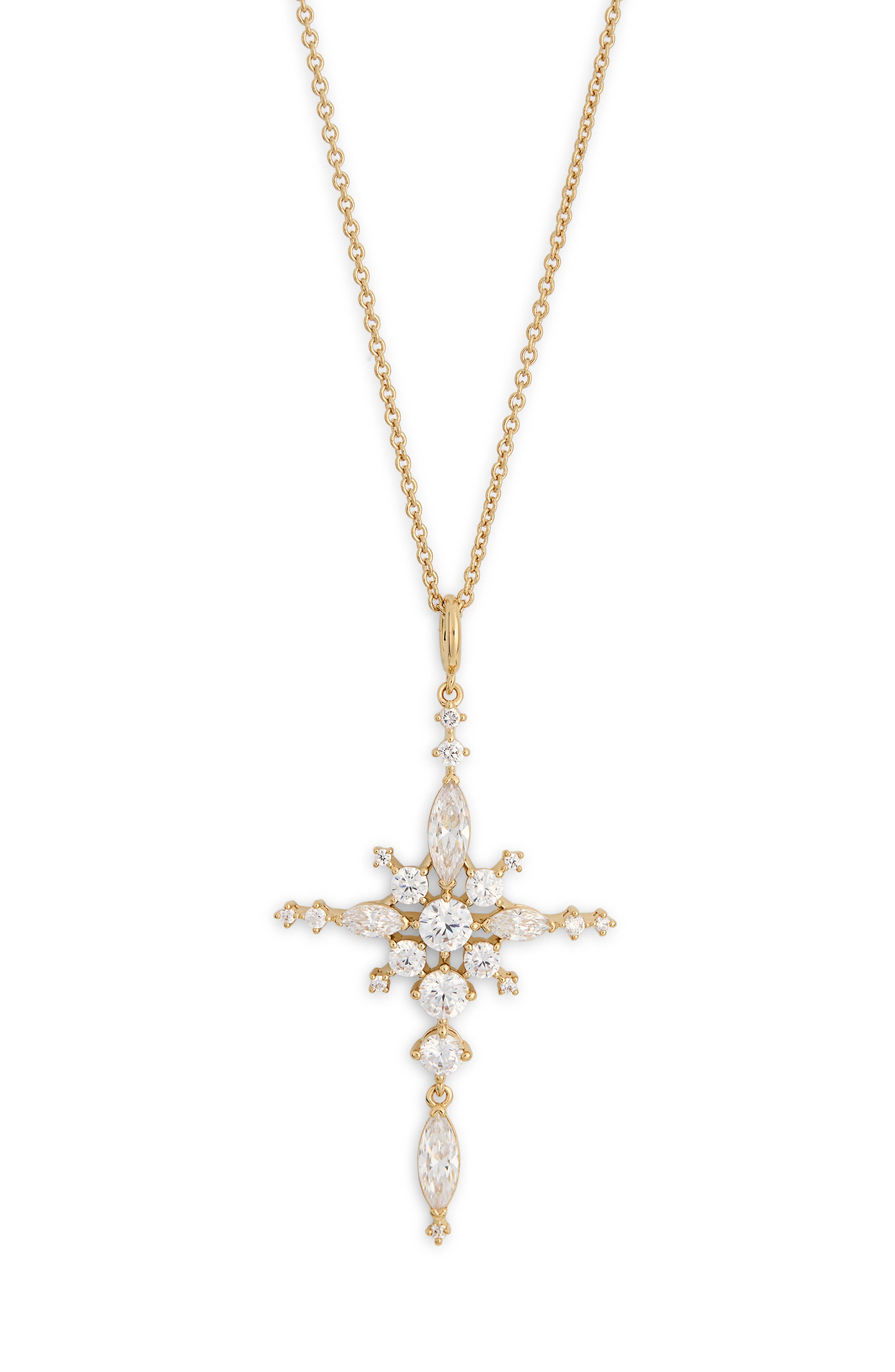 Cassi Cross Pendant Necklace