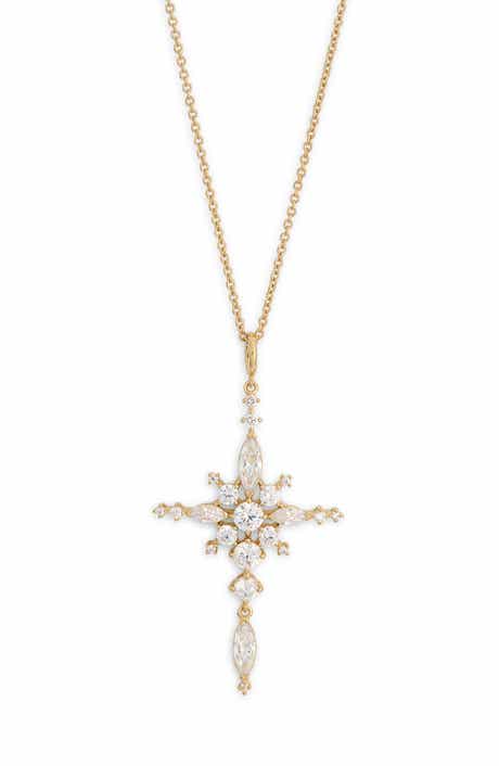 Cassi Cross Pendant Necklace