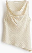 H&M Asymmetric Cowl-neck Top