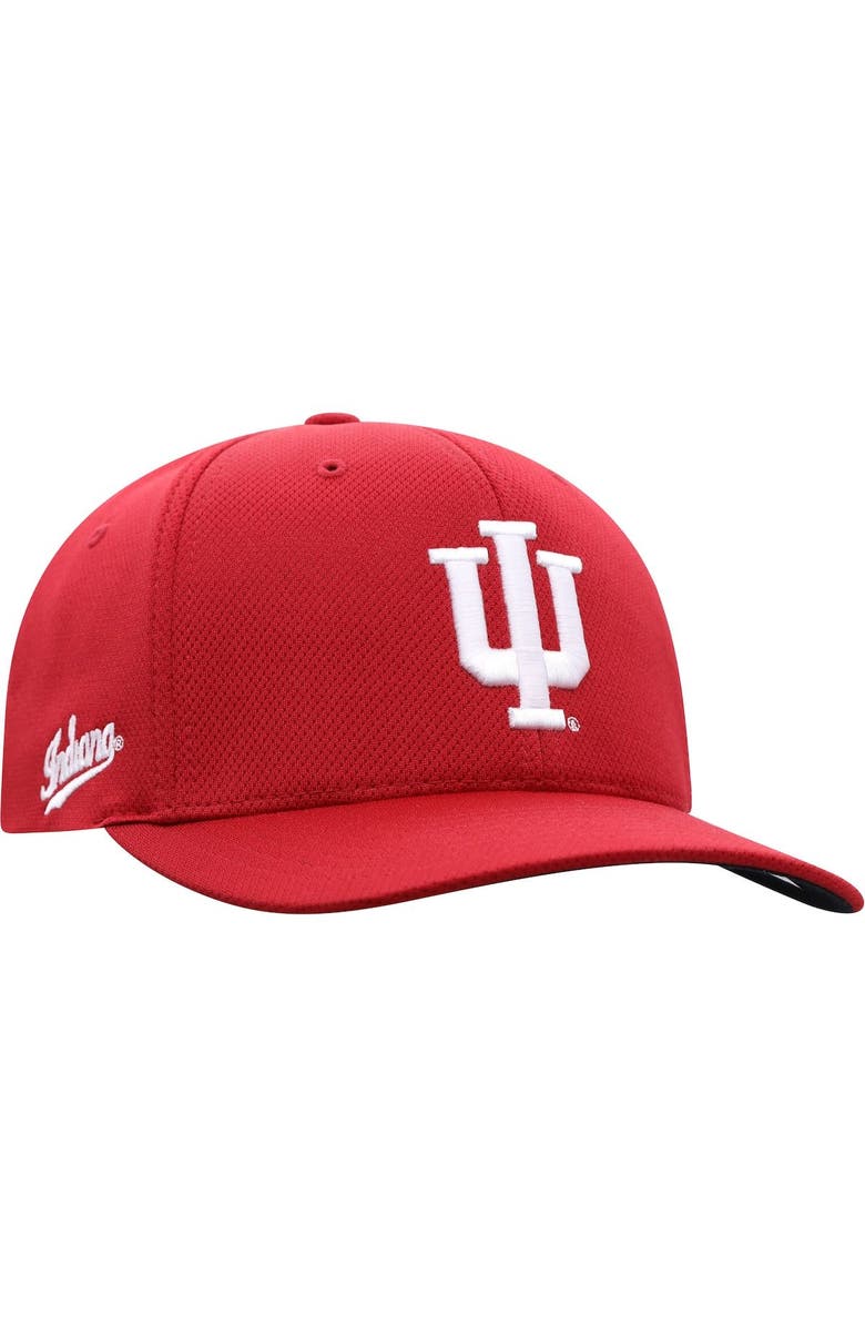 TOP OF THE WORLD Men's Top of the World Crimson Indiana Hoosiers Reflex Logo Flex Hat, Alternate, color, Crimson