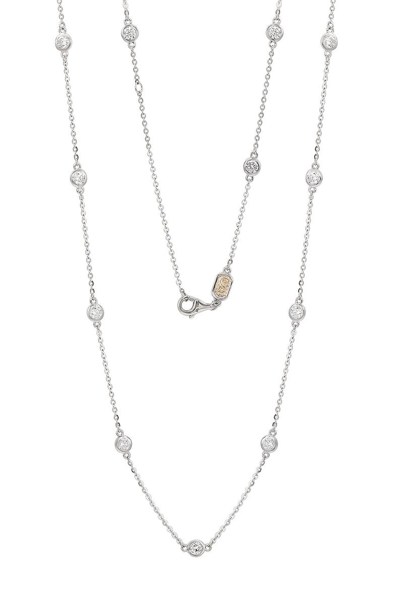 SUZY LEVIAN 14K Gold Diamond Station Chain Necklace - 0.80ct., Main, color, 