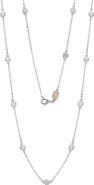 SUZY LEVIAN 14K Gold Diamond Station Chain Necklace - 0.80ct.