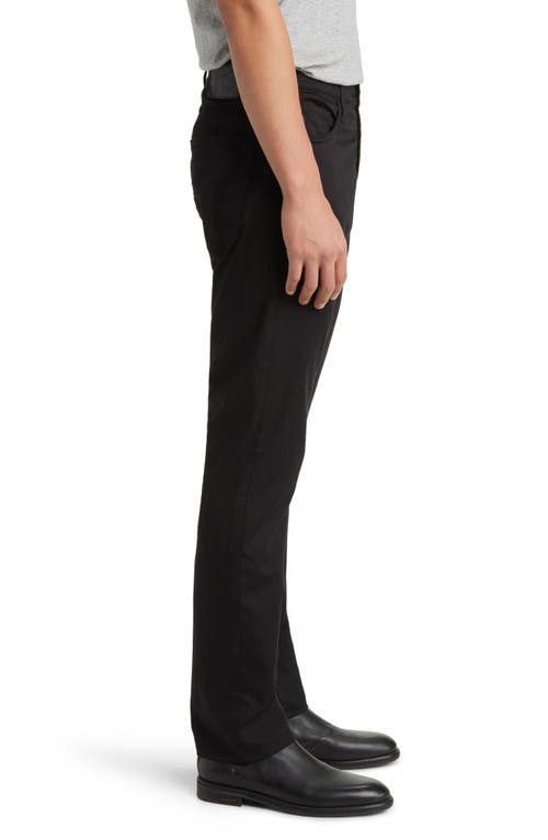 Ag Everett Commuter Performance Slim Straight Pants In Black