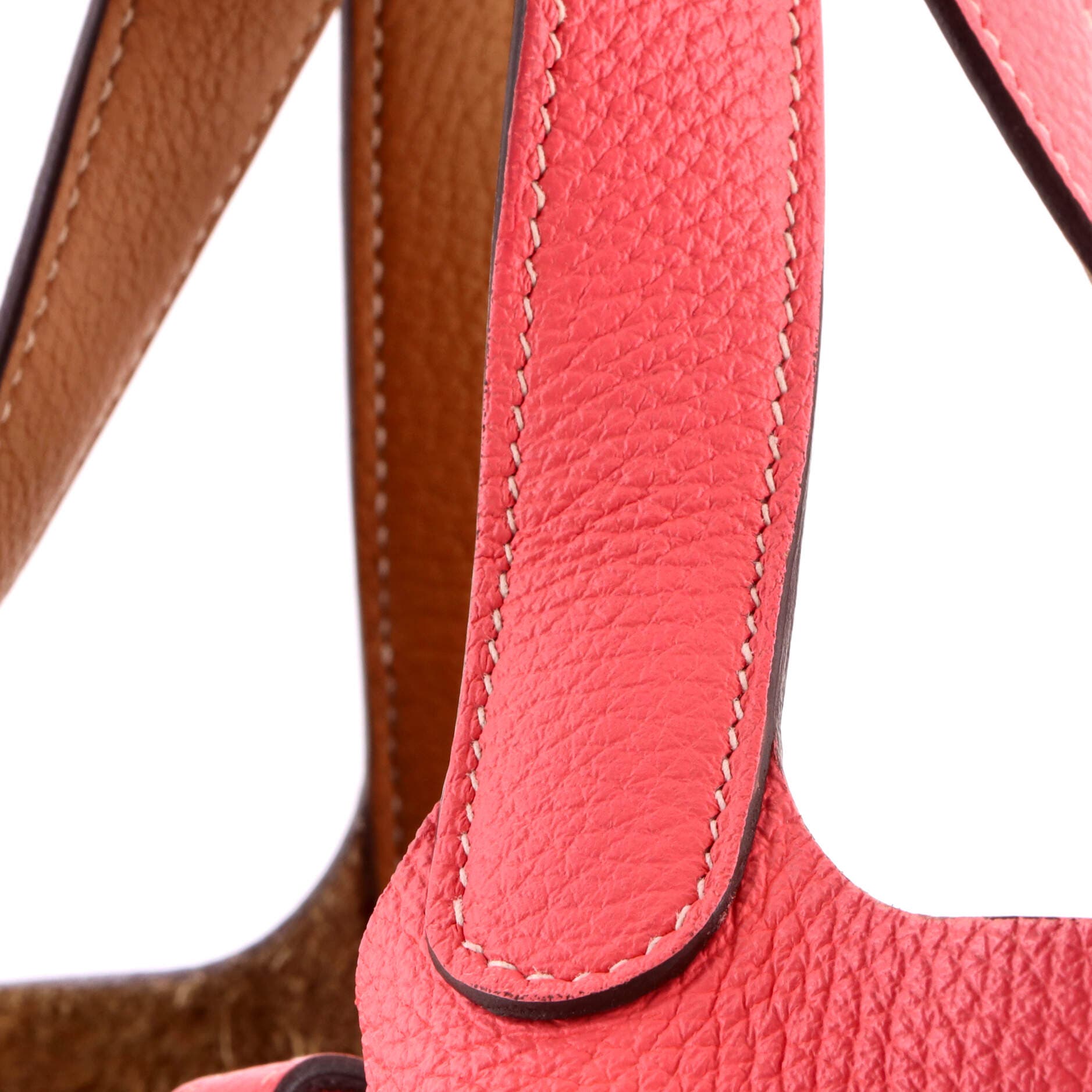 Pre-Owned Hermes Picotin Lock Bag Bicolor Clemence PM, Alternate, color, Bicolor - Rose Azalee/Sesame