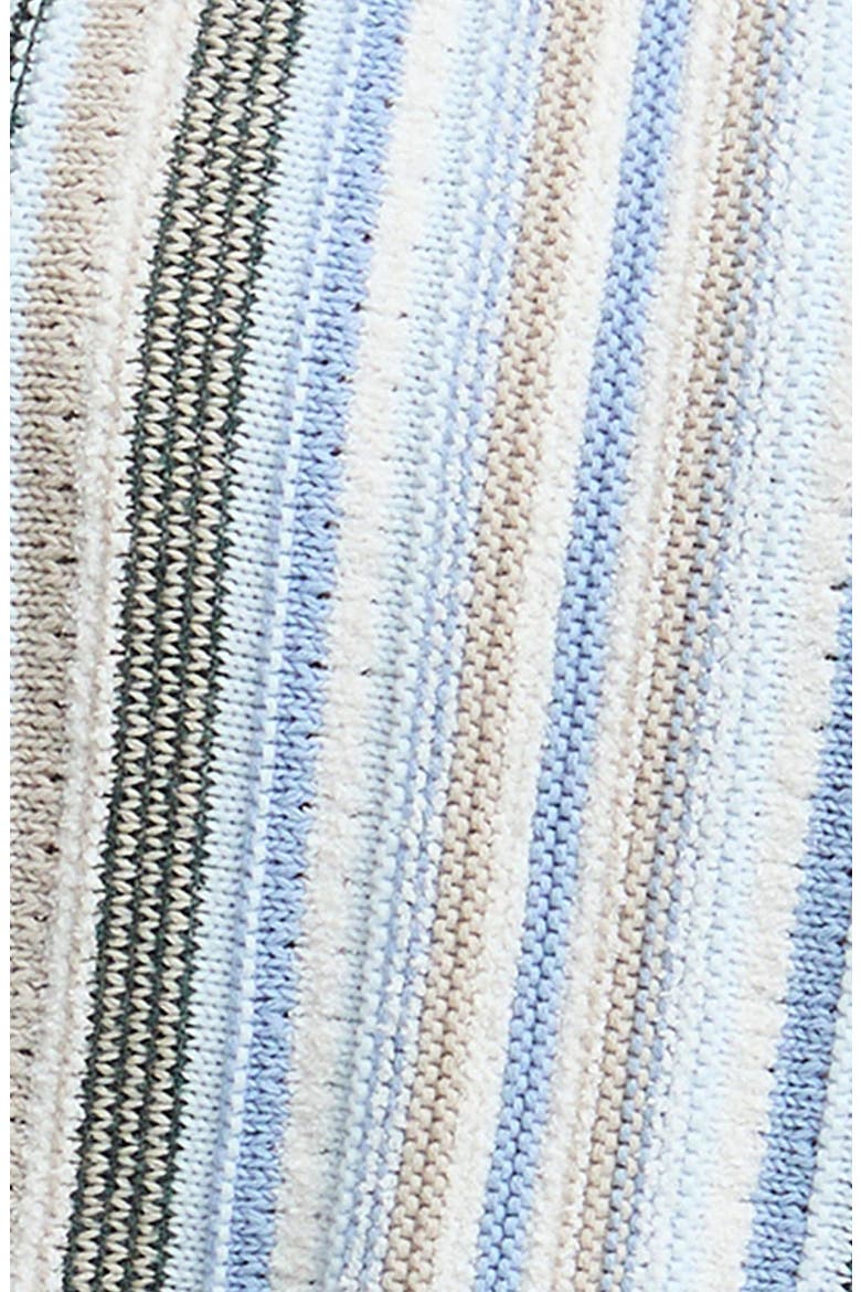 Josie Stripe Knit Cotton Blend Tank, Alternate, color, WHITE/ BLUE MULTI