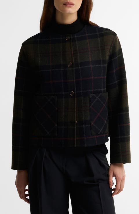 Marlow Tartan Wool Blend Overshirt