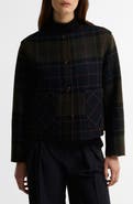 Barbour Marlow Tartan Wool Blend Overshirt