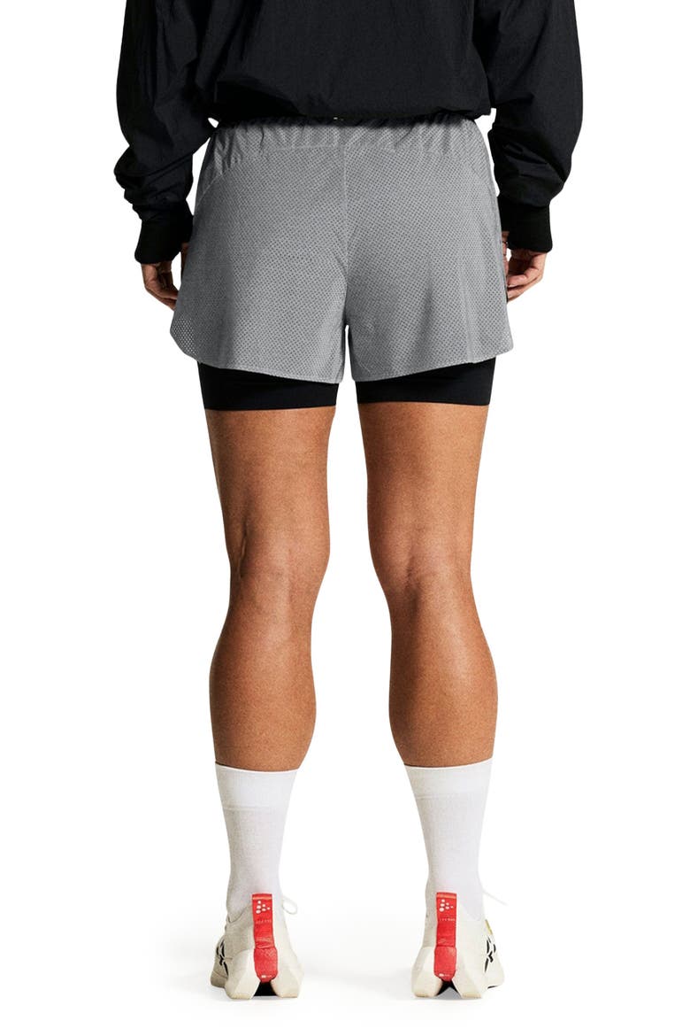 Reflective Performance Running Shorts, Alternate, color, SILVER