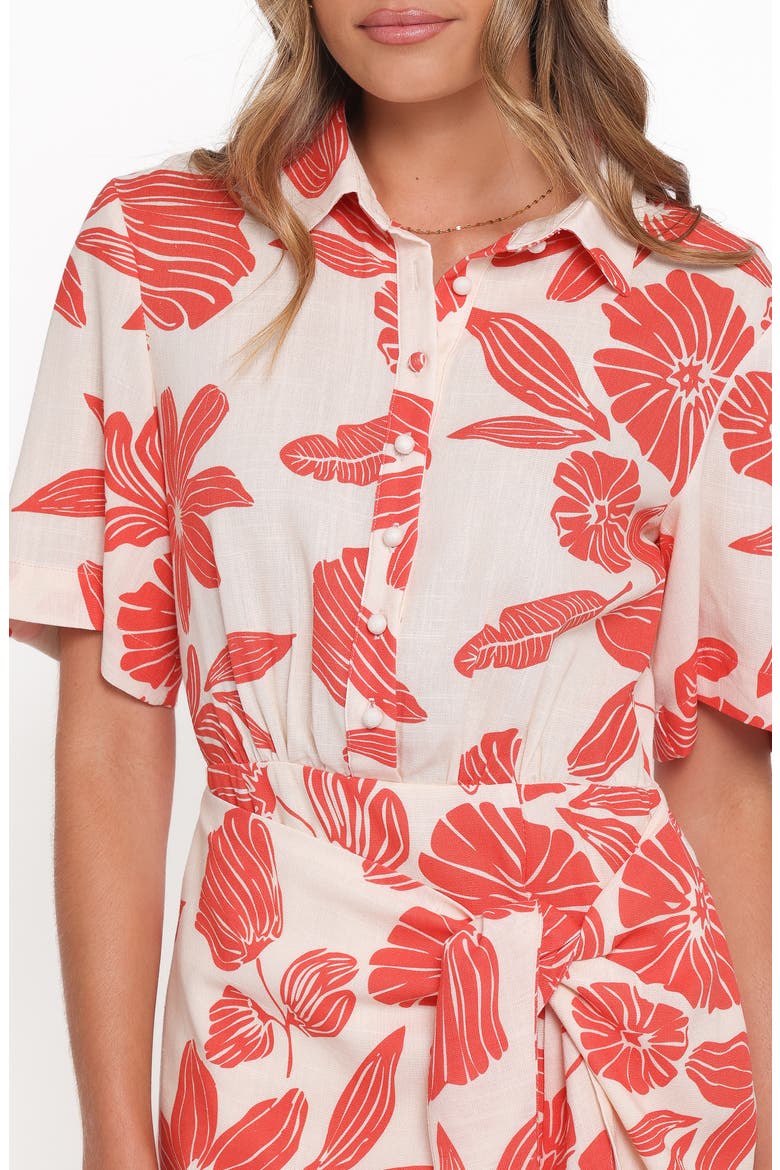 Leyton Minidress, Alternate, color, RED FLORAL