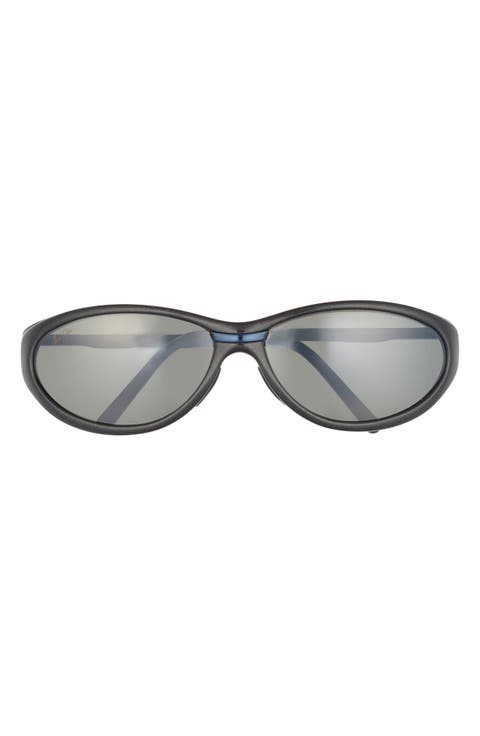 58mm Oval Sunglasses