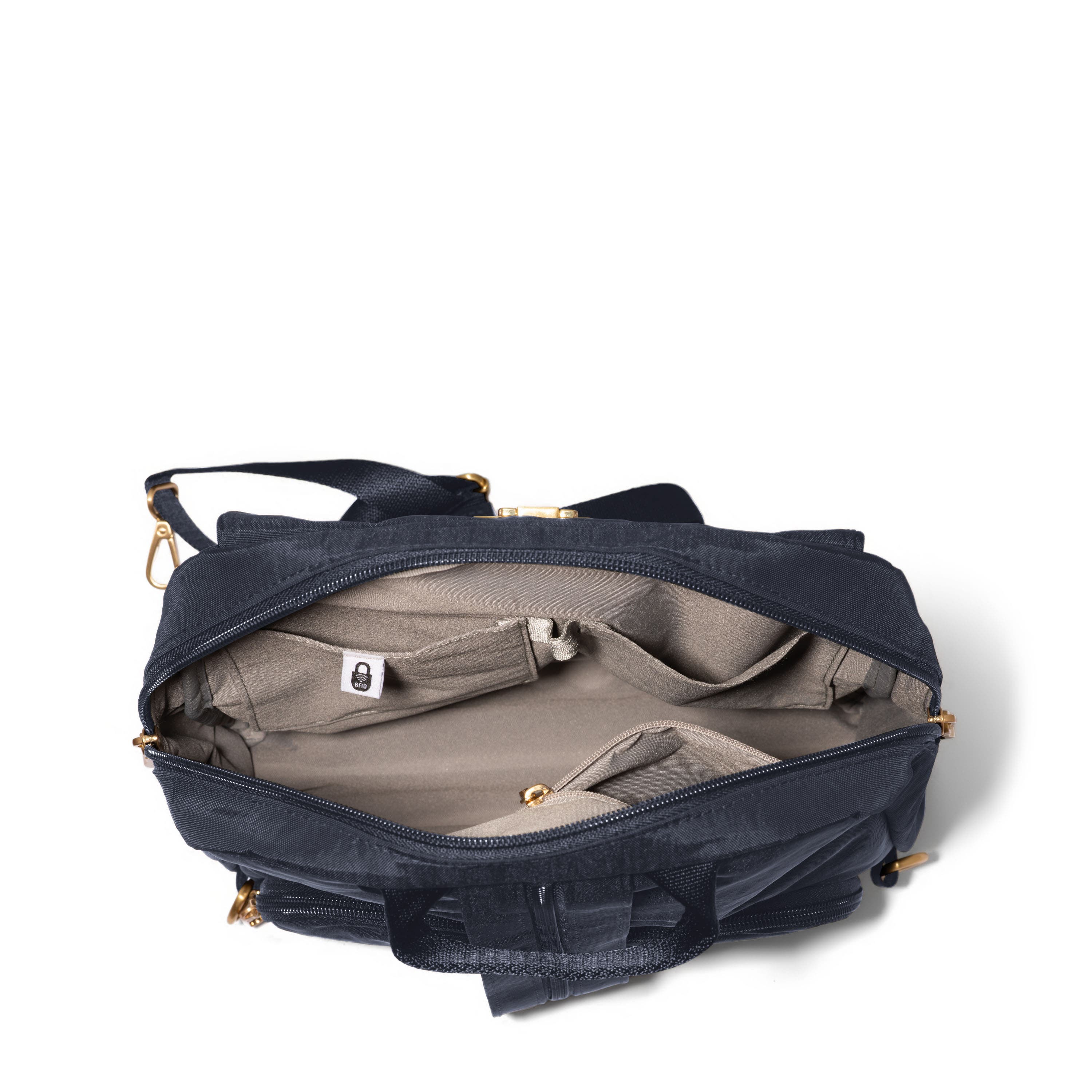 Coastal Flip Lock Day Pack, Alternate, color, French Navy W/ Gold Hardware