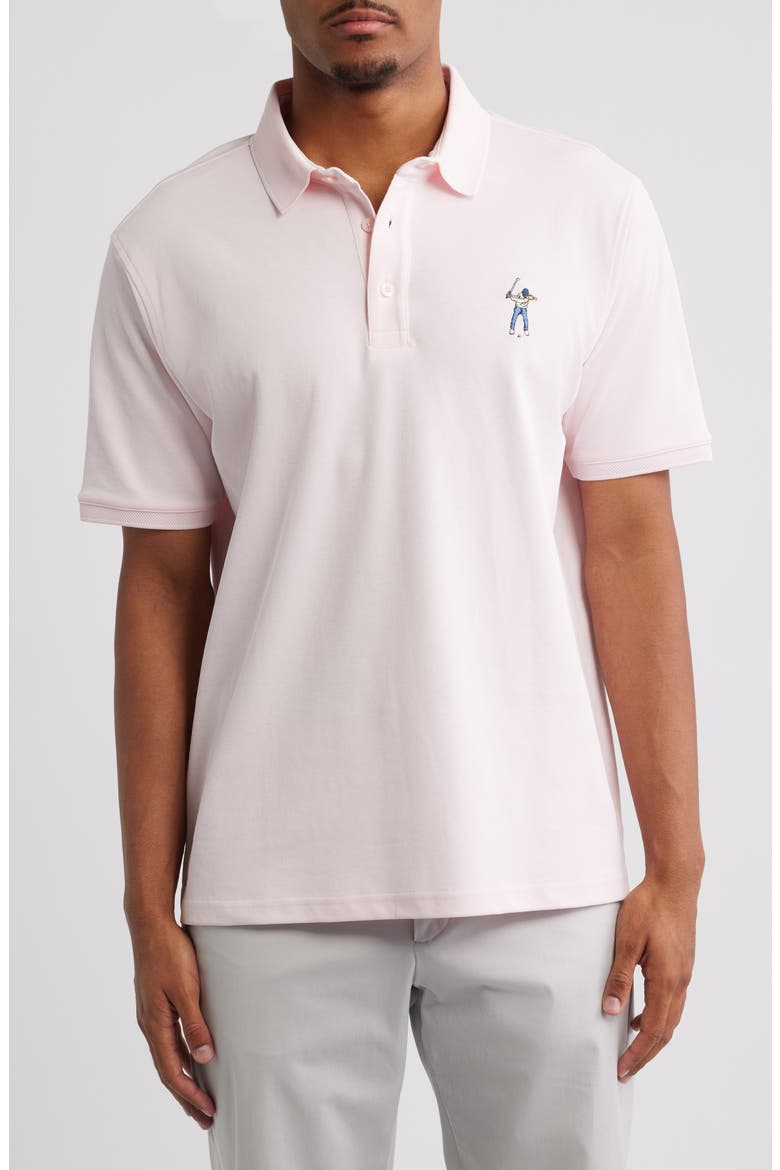 Core Cotton Blend Piqué Polo, Main, color, ICY PINK