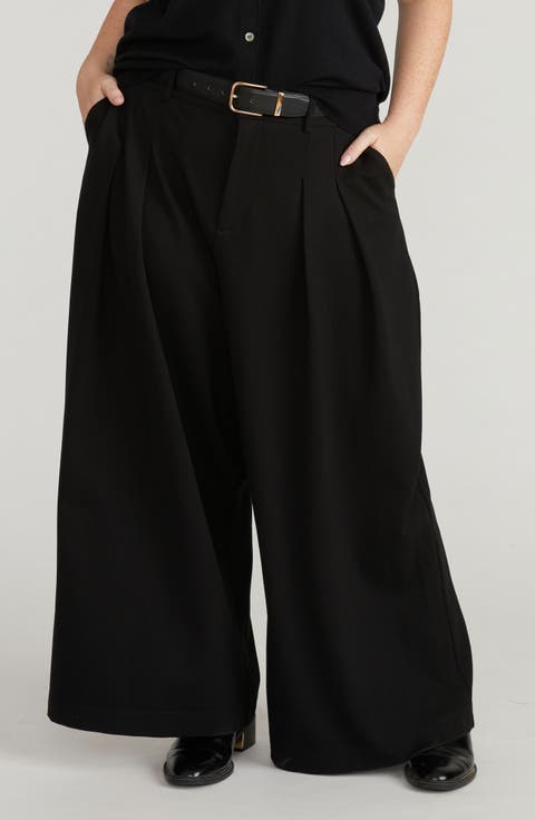 Palais Ponte Wide Leg Pants (Plus)
