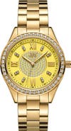 JBW Mondrain Diamond & Crystal Embellished Miyota Bracelet Watch, 34mm