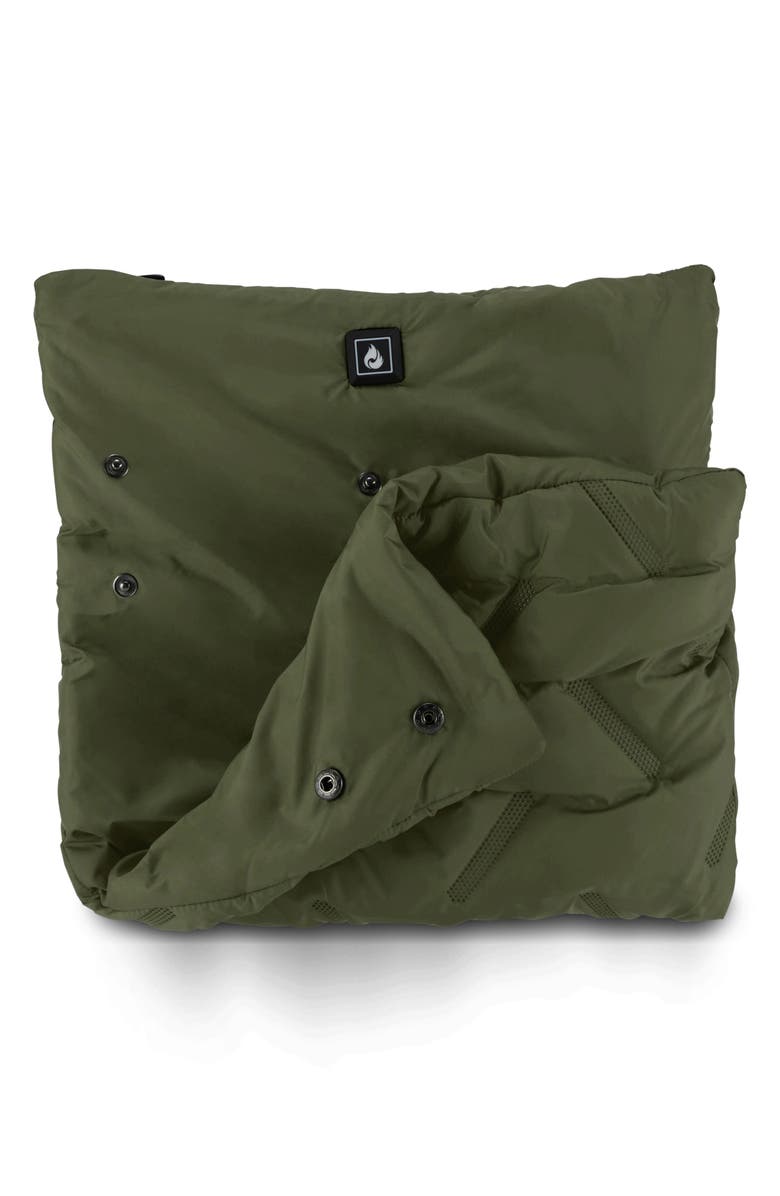 HELIOS THE HEATED COAT Hand Warming Pouch, Alternate, color, Green