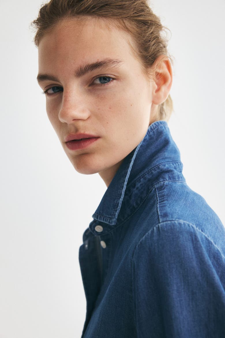 Denim Shirt, Alternate, color, Denim blue