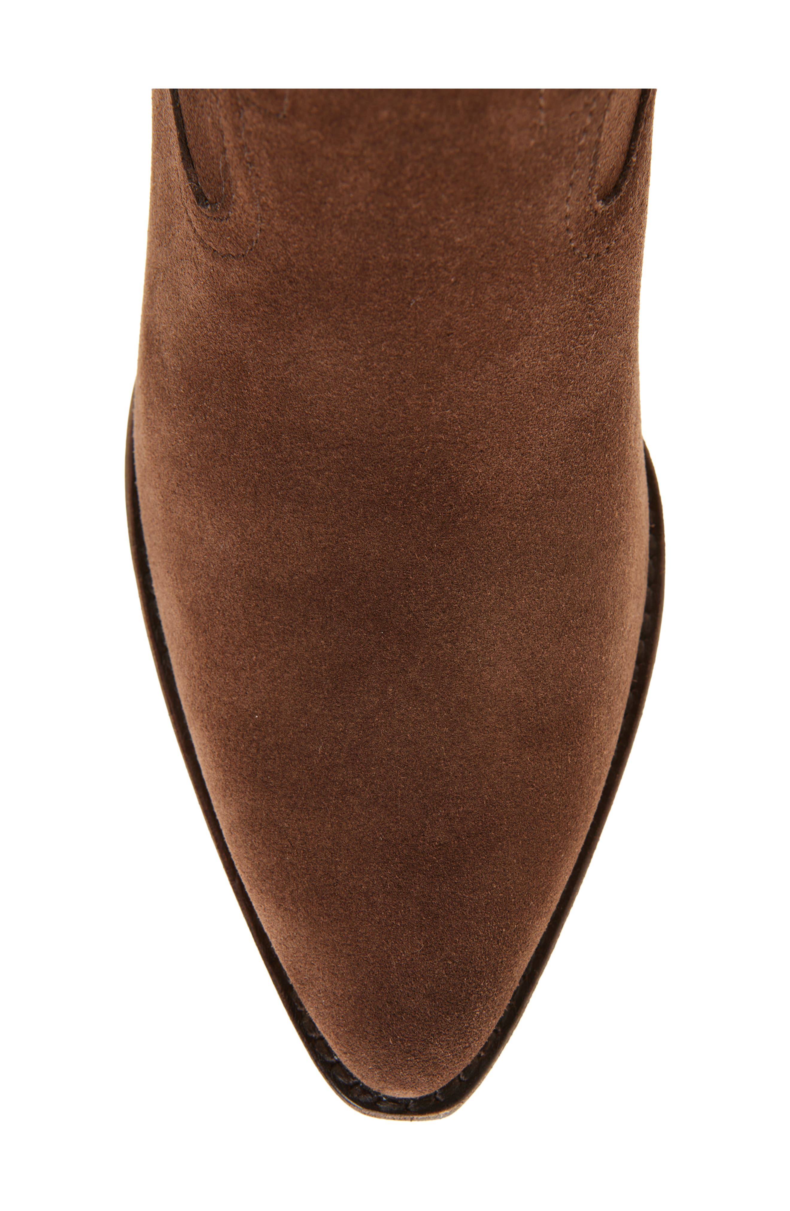 Jeffrey Campbell Calvera Western Knee High Boot, Alternate, color, Brown Suede