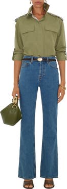 Burberry High Rise Bootcut Jeans