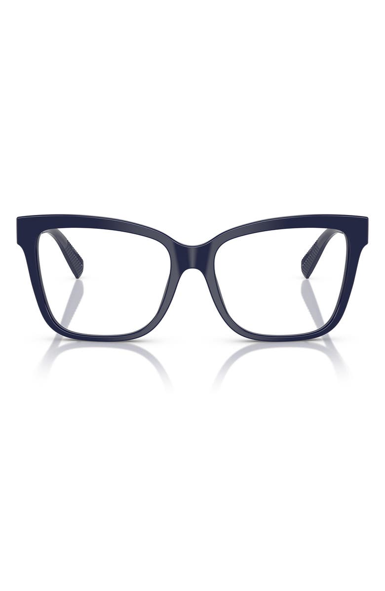 Tiffany & Co. 53mm Cat Eye Optical Glasses, Main, color, Dark Blue