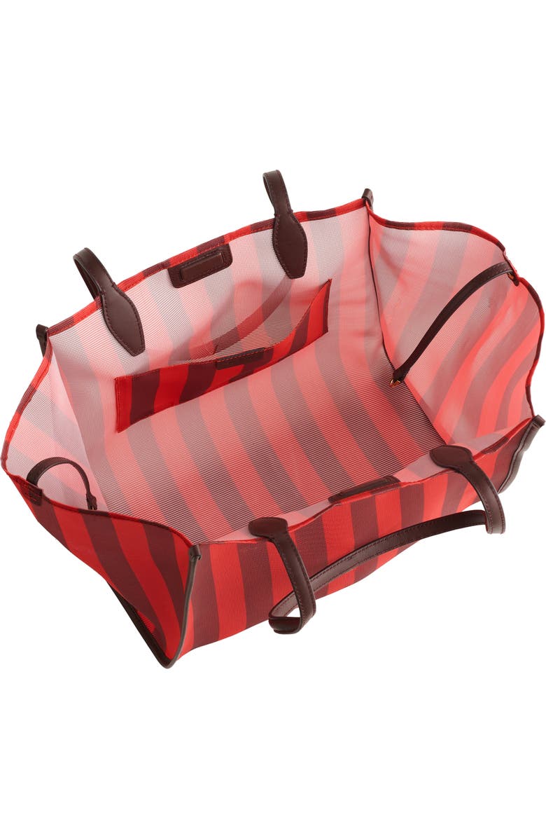 Madewell The Lexington Tote, Alternate, color, Enamel Red Multi