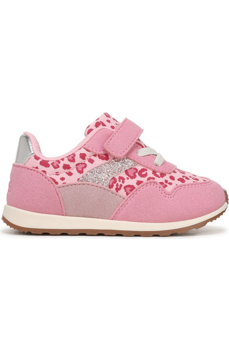 Blowfish Malibu Kids' Valley Sneaker, Alternate, color, Pink Leopard Print Faux Suede