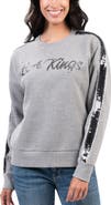 G-III 4HER BY CARL BANKS Women's G-III 4Her by Carl Banks Gray Los Angeles Kings Penalty Box Pullover Sweatshirt