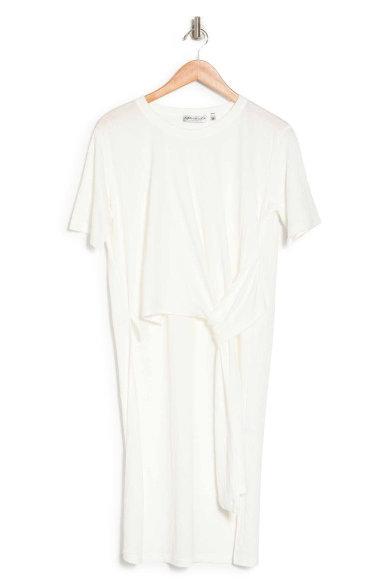 Hi-Lo Short Sleeve Tunic, Alternate, color, WHITE