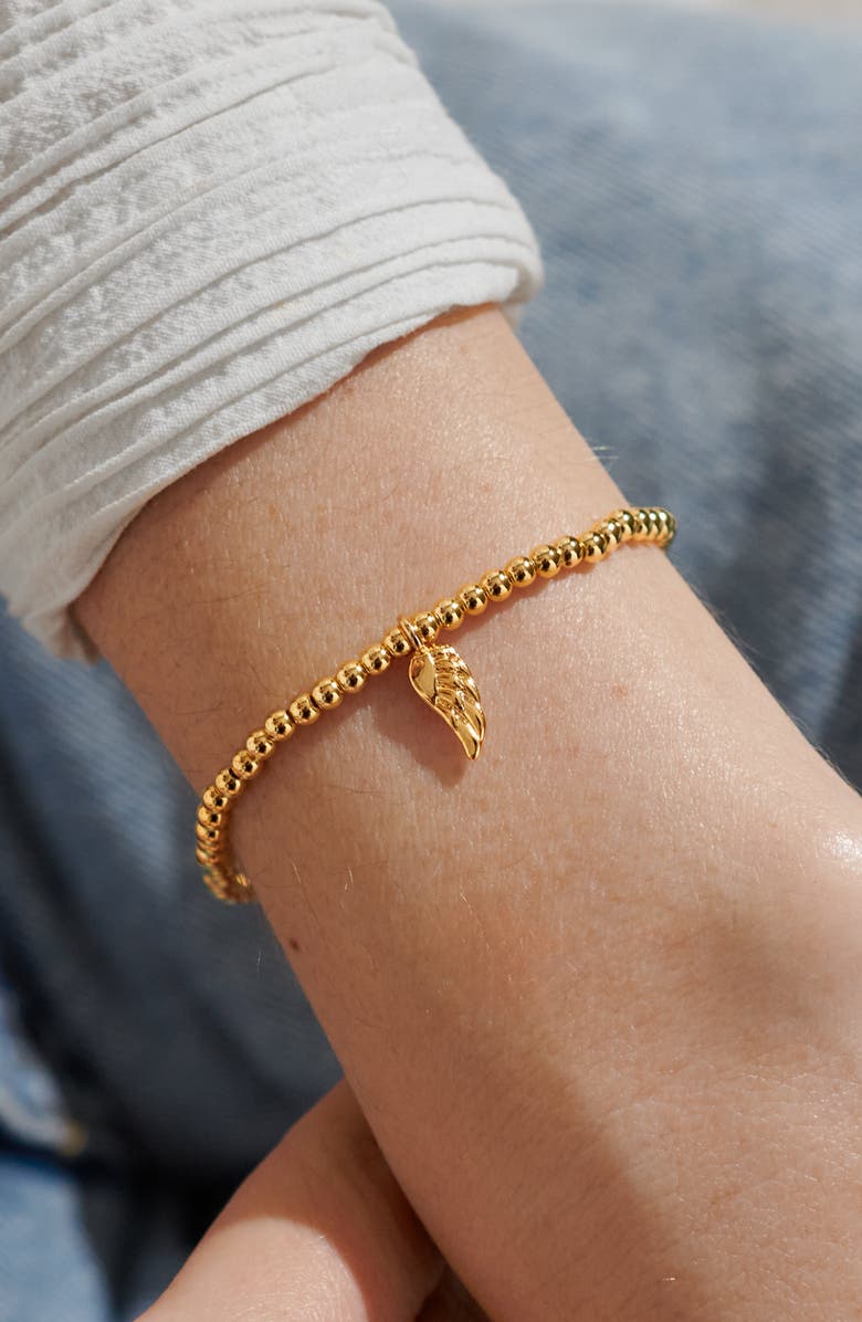 A Littles & Co A Little 'Prayer' Bracelet in Gold-Tone Plating, Alternate, color, Metallic Gold