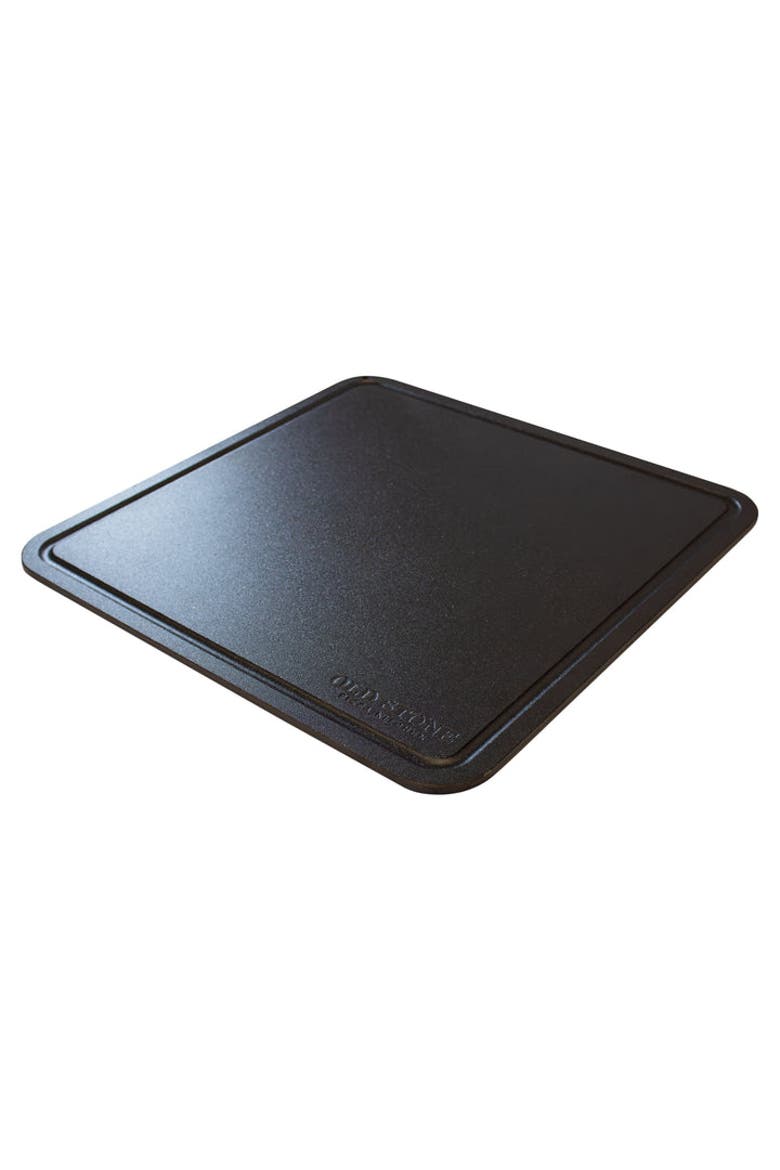Pizza Steel w/ Moat, 14x14-Inch, 1/4", Main, color, Black