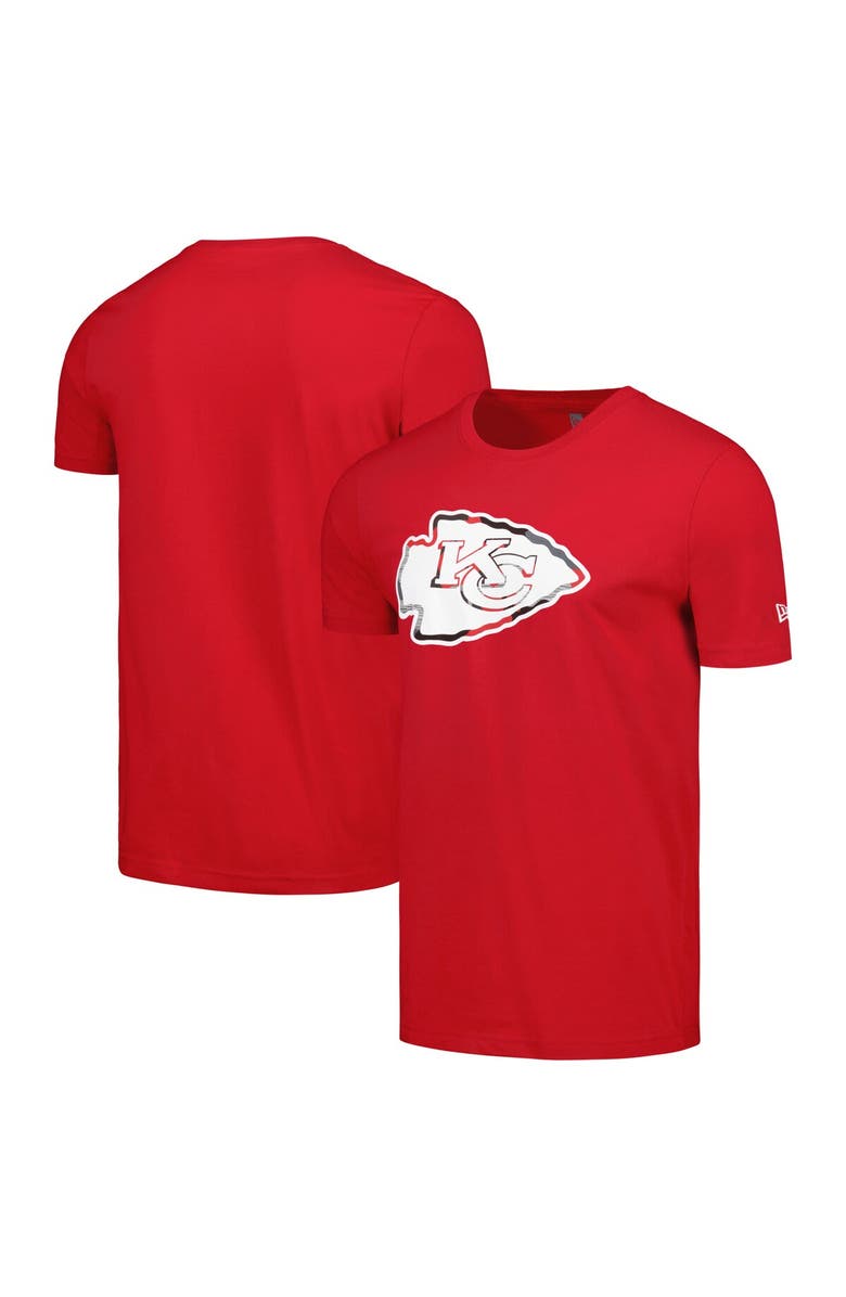 New Era Men's New Era Red Kansas City Chiefs Camo Logo T-Shirt, Alternate, color, Red