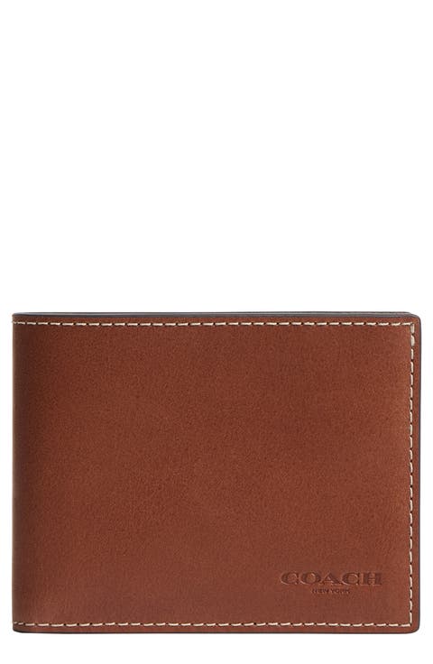 Slim Leather Bifold Wallet