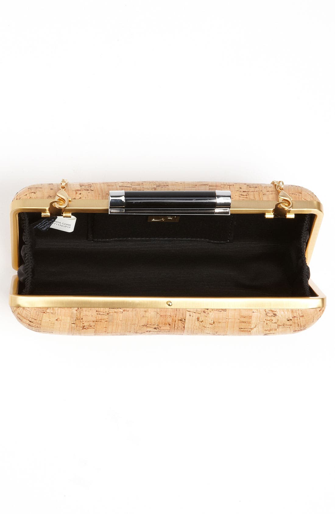 'Tonda' Cork Clutch, Alternate, color, NATURAL