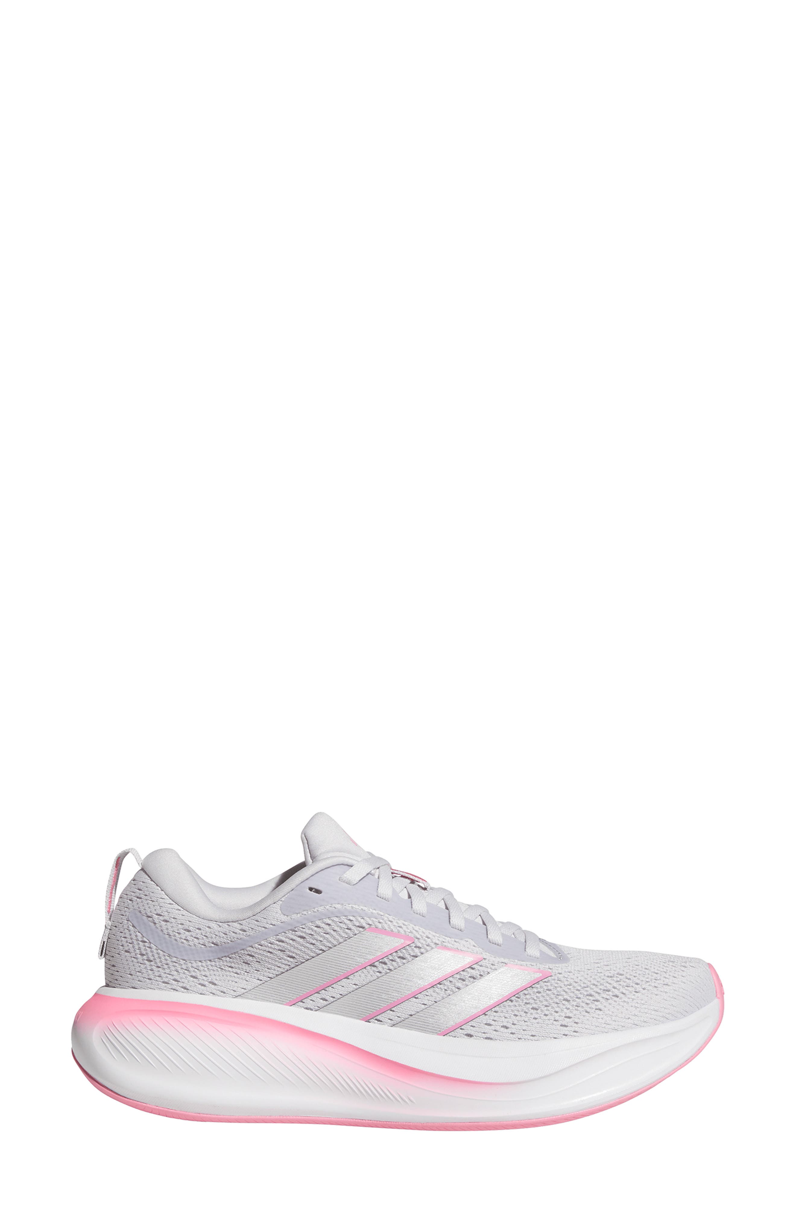 adidas Response Pace Running Shoe, Alternate, color, Dash Grey/ Silver/ Pink