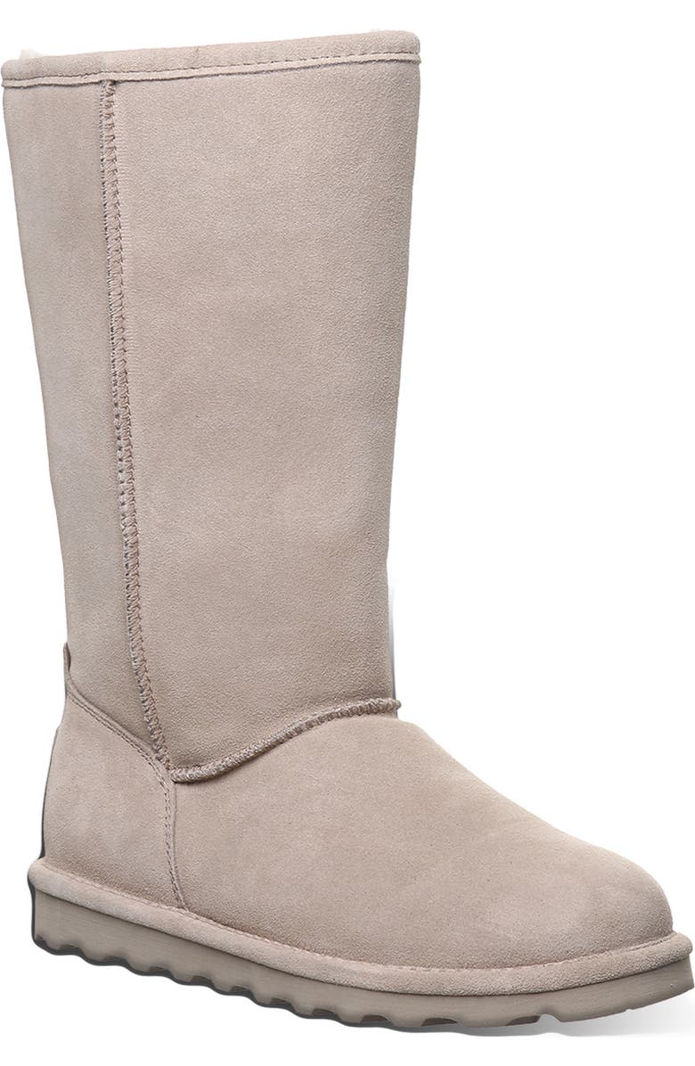 BEARPAW Elle Tall Genuine Shearling Lined Suede Winter Boot - Wide Shaft, Main, color,