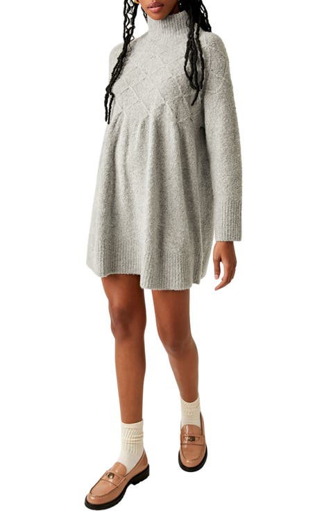 Jaci Long Sleeve Mock Neck Sweater Dress
