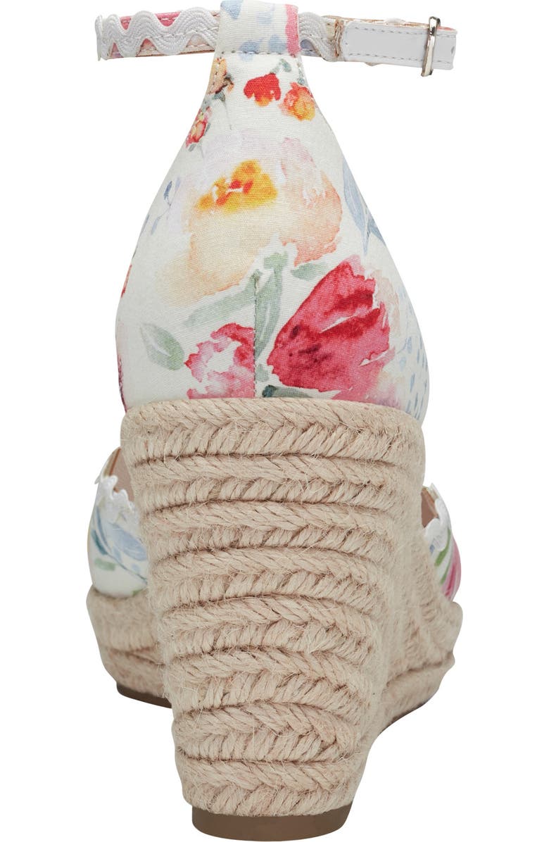 Bandolino Floral Espadrille Wedge Sandal, Alternate, color,