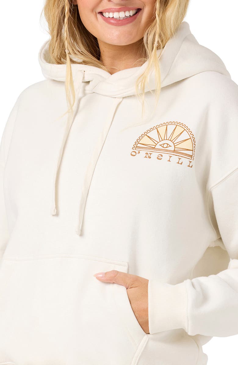 O'Neill Sun Eye Relaxed Graphic Hoodie, Alternate, color, Tofu