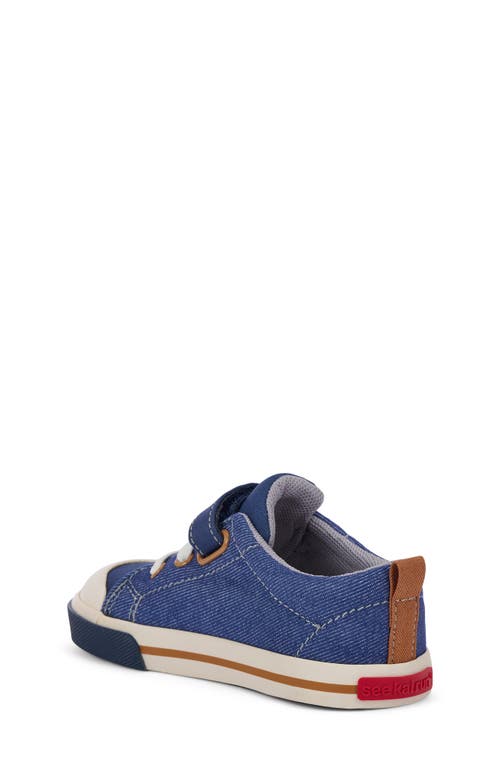 See Kai Run Stevie Ii Sneaker In Navy Denim