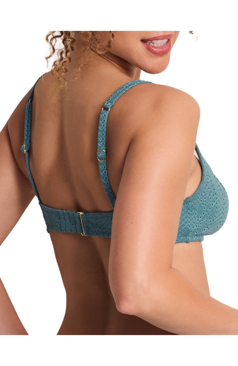 Adore Me Rafaela Swimwear Bikini Top, Alternate, color, Dark Blue