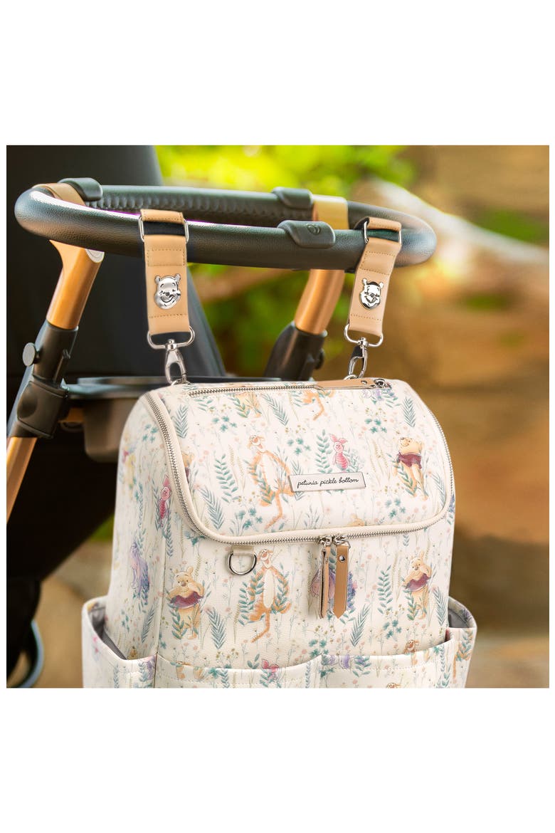 x Disney Winnie the Pooh Valet Stroller Clips, Alternate, color, BROWN