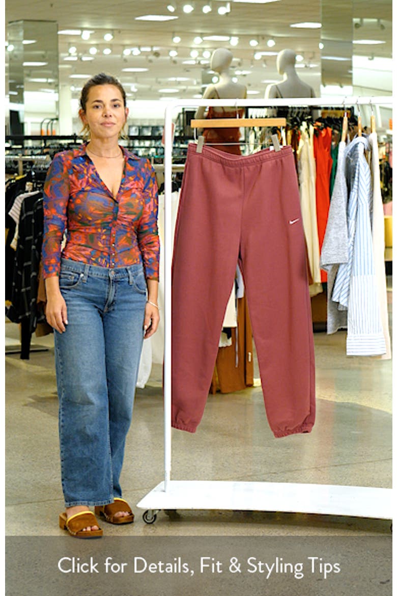 Studio High Waist Fleece Sweatpants video
