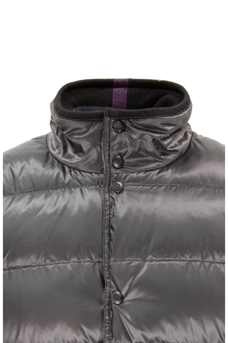 Jork Hybrid Puffer Merino Wool Sweater Vest, Alternate, color, Black