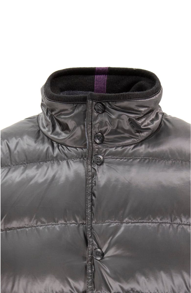 Lords of Harlech Jork Hybrid Puffer Merino Wool Sweater Vest, Alternate, color, Black