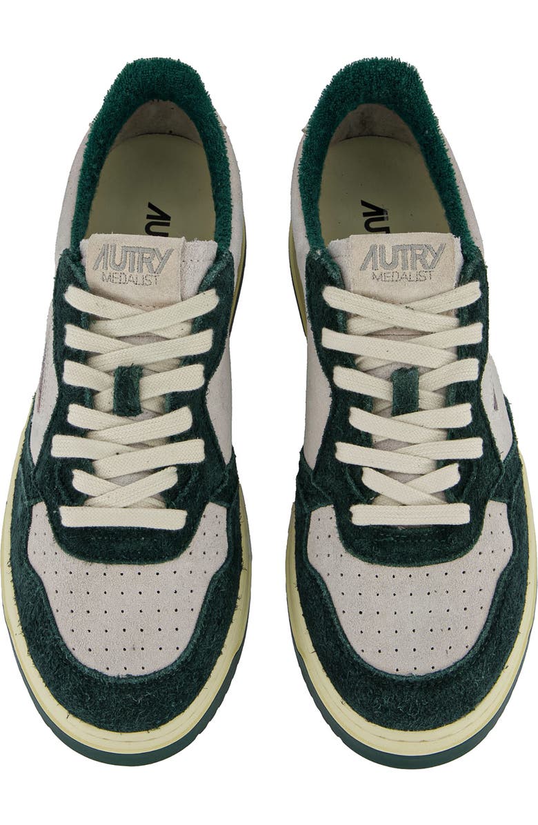 AUTRY Medalist Low Top Sneaker, Alternate, color, Suede/ Hair Bottle