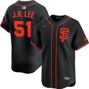 Nike Men's Nike Jung Hoo Lee Black San Francisco Giants Alternate Limited Player Jersey