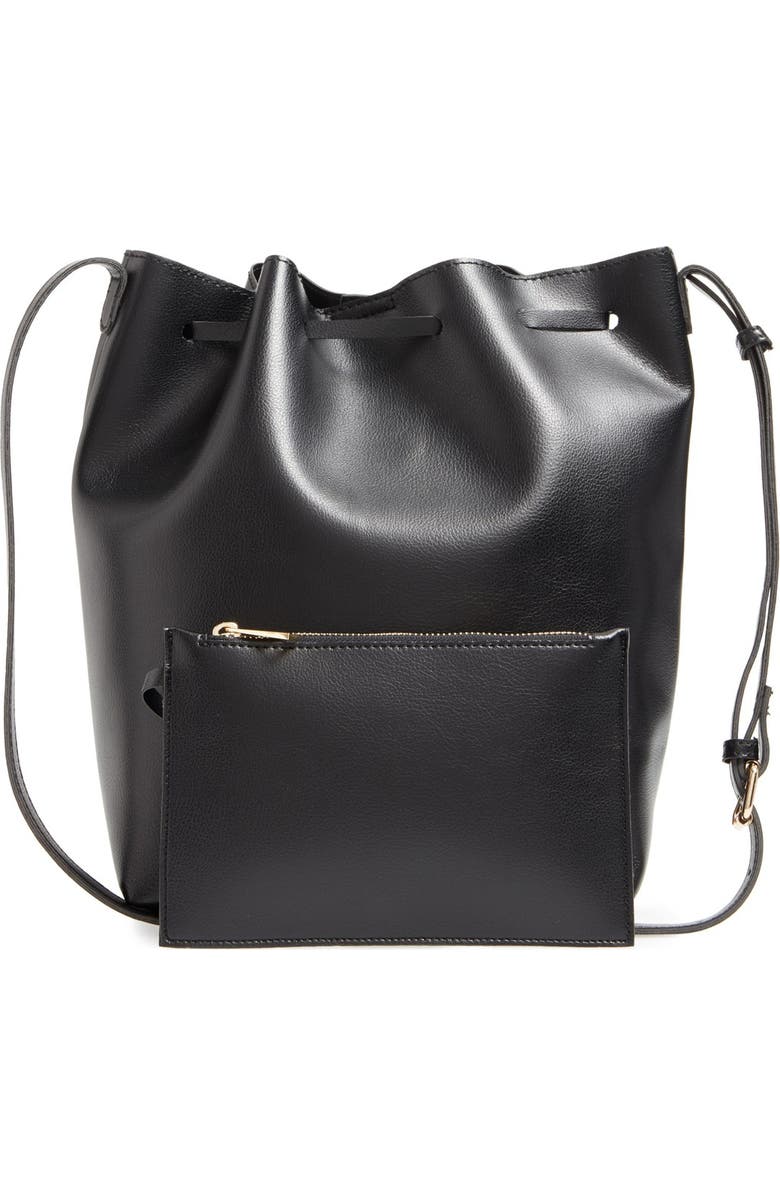 Sole Society 'Blackwood' Faux Leather Bucket Bag, Alternate, color,