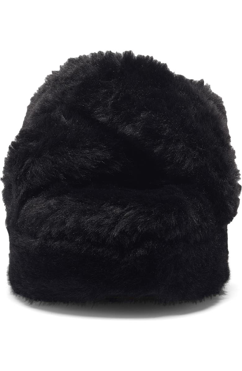 Jessica Simpson Talulla Faux Fur Platform Cozy Slip-On Sandal, Alternate, color,